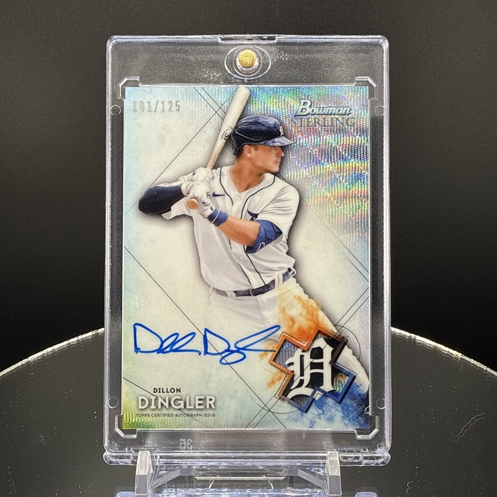 2021 Bowman Sterling -Prospect Auto Dillon Dingler Wave /125
